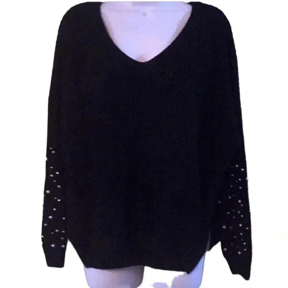 Debut Sweater with sleeve embellishments